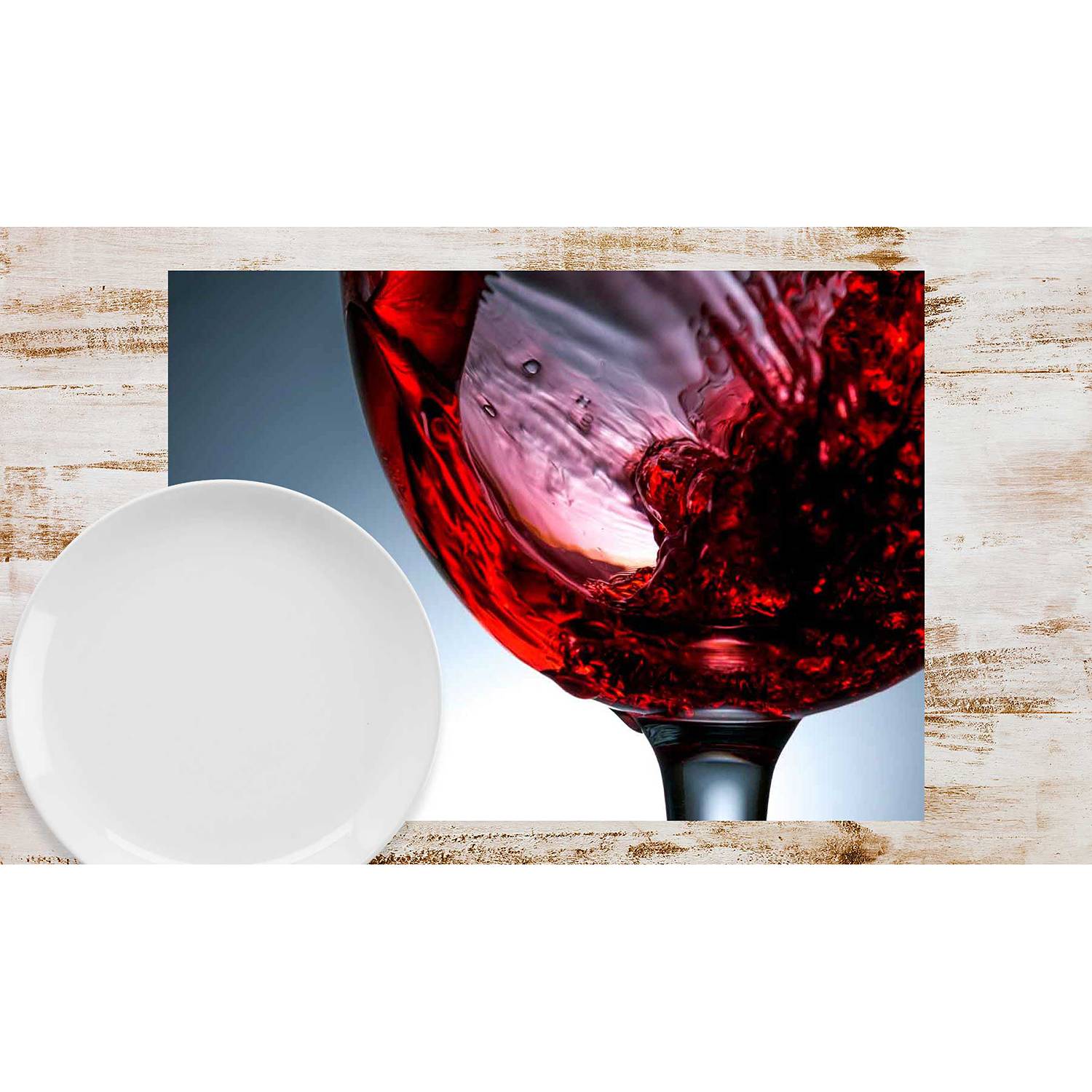 Tischset Rotwein Glas (12er-Set) von tischsetmacher