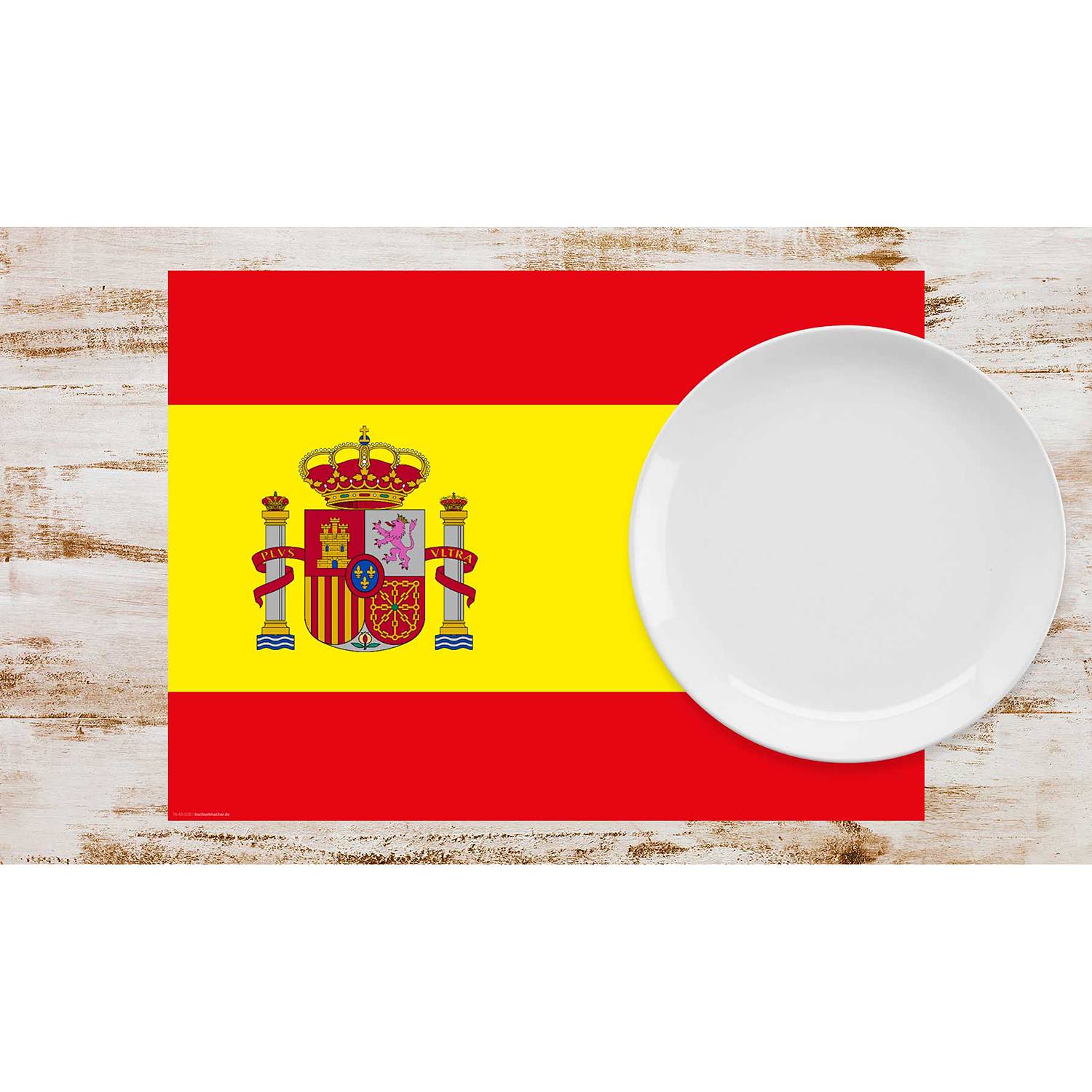 Tischset Spanische Flagge (12er-Set) von tischsetmacher