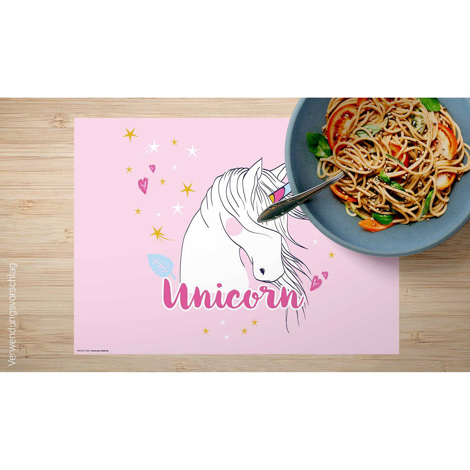 Tischset Unicorn (1er-Set) von tischsetmacher