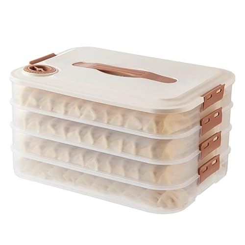 Mehrschichtige Knödel Aufbewahrungsbox Mit Deckel Organisationsbehälter Für Küche Lebensmittel Gemüse Knusprige Knödel Box von tixoacke