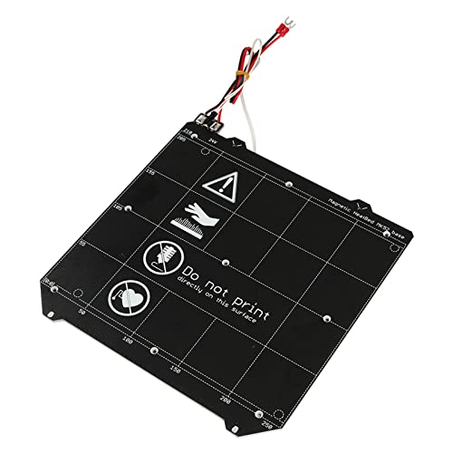 tixoacke Hot Bed Plattform für Switchwire 3D-Drucker Beheiztes Bett 24 V MK52 Magnetisches Heizbett Aluminiumsubstrat von tixoacke