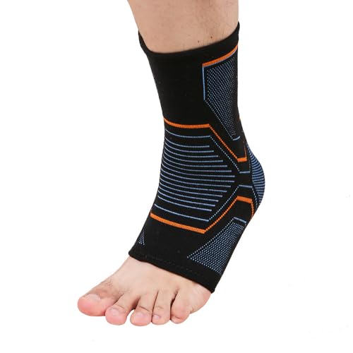 tiyiyok 1Pc Sprunggelenkbandage, Knöchelbandage mit Atmungsaktivem, Anpassbarem Design, Knöchelschutz für Sport, Laufen, Basketball, Bandage Fußgelenk bei Bänderrissen, Sehnenscheidenentzündung (XL) tiyiyok 1Pc Sprunggelenkbandage, Knöchelbandage mit Atmungsaktivem, Anpassbarem Design, Knöchelschutz für Sport, Laufen, Basketball, Bandage Fußgelenk bei Bänderrissen, Sehnenscheidenentzündung (XL) von tiyiyok