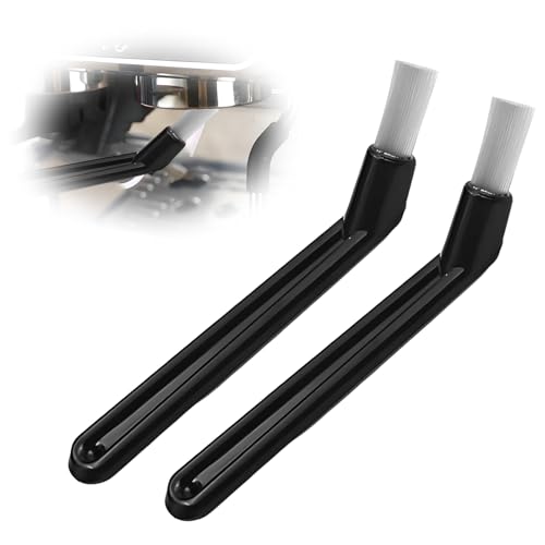 tiyiyok 2 Stück Kaffee Werkzeug Reinigungsbürste, Kaffee Reinigungsbürsten Set, Espresso Reinigungspinsel, Barista Pinsel, Siebträger Bürste, für die Reinigung von Kaffeemaschine, Kaffeemühle von tiyiyok
