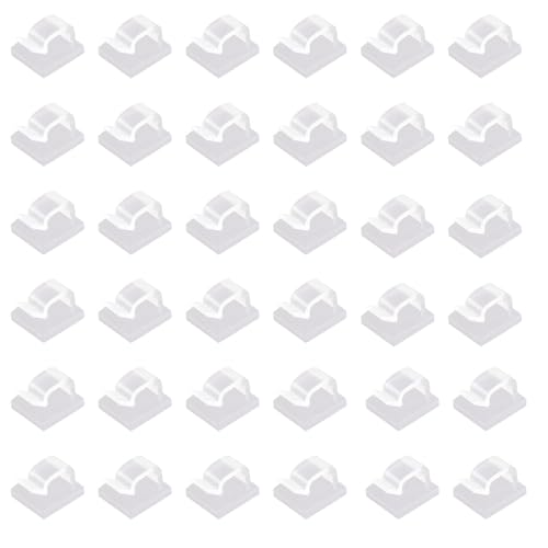 tiyiyok 60 Stück Kabelhalter, Kabelclips Selbstklebend, Kabelhalter Selbstklebend, Kein Stanzen, Geeignet für das Kabelmanagement Aller Arten von Kabeln tiyiyok 60 Stück Kabelhalter, Kabelclips Selbstklebend, Kabelhalter Selbstklebend, Kein Stanzen, Geeignet für das Kabelmanagement Aller Arten von Kabeln von tiyiyok