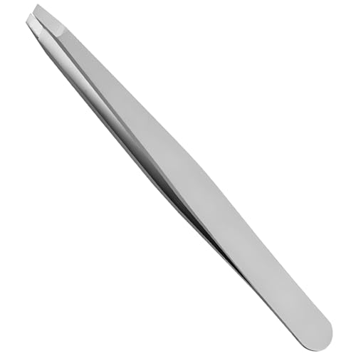tiyiyok Pinzette aus Edelstahl, Ultrapräzise Wimpern Pinzette, Augenbrauen Pinzette Profi, Splitterpinzette mit rutschfestem Griff, für Mitesser, eingewachsene Haare, Epilieren (Schräg) tiyiyok Pinzette aus Edelstahl, Ultrapräzise Wimpern Pinzette, Augenbrauen Pinzette Profi, Splitterpinzette mit rutschfestem Griff, für Mitesser, eingewachsene Haare, Epilieren (Schräg) von tiyiyok
