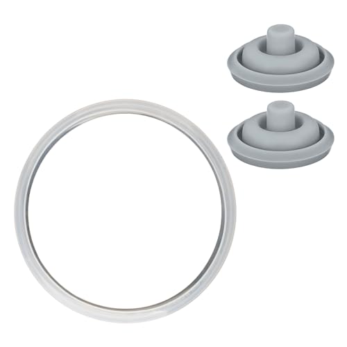 tiyiyok Ersatzteil Dichtungsring Set, Praktisch Schnellkochtopf 22cm Sicherheitsventil mit 2 Stück Kochsignaldichtung, Silikon Schnellkochtopf Ersatzteile, für WMF, Silit, Fissler tiyiyok Ersatzteil Dichtungsring Set, Praktisch Schnellkochtopf 22cm Sicherheitsventil mit 2 Stück Kochsignaldichtung, Silikon Schnellkochtopf Ersatzteile, für WMF, Silit, Fissler von tiyiyok
