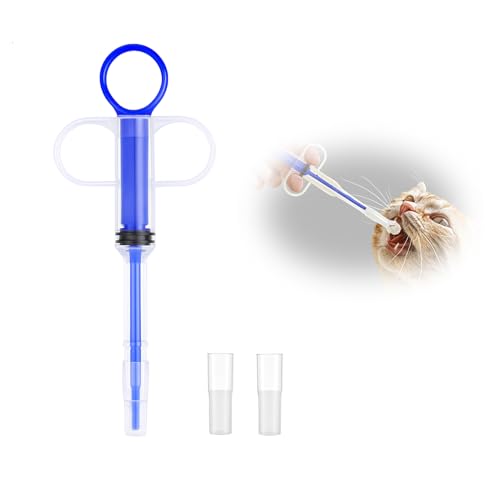 tiyiyok Tabletten Katze, Tablette Feeder, Tabletteneingeber Katze, Medikamenten Feeder Pet Pusher, Wiederverwendbare Spritze Tabletteneingeber, für Katzen, Kleine Hunde Kleine Haustiere tiyiyok Tabletten Katze, Tablette Feeder, Tabletteneingeber Katze, Medikamenten Feeder Pet Pusher, Wiederverwendbare Spritze Tabletteneingeber, für Katzen, Kleine Hunde Kleine Haustiere von tiyiyok