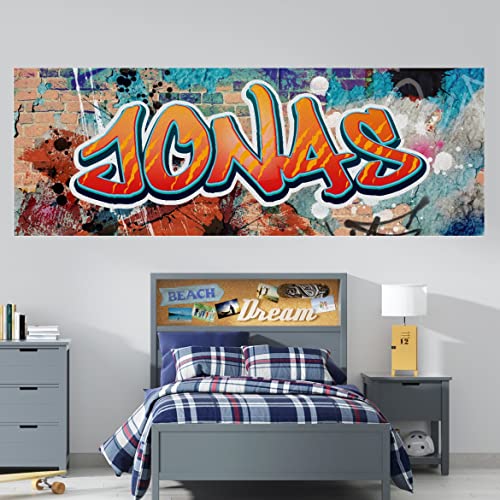 tjapalo vr190 extra robust Cooles Wandbild Graffiti Poster mit Namen personalisiert Graffiti Kinderzimmer Poster Name XXL Wandbild Teenager junge Mädchen Name, Größe: B70xH24cm tjapalo vr190 extra robust Cooles Wandbild Graffiti Poster mit Namen personalisiert Graffiti Kinderzimmer Poster Name XXL Wandbild Teenager junge Mädchen Name, Größe: B70xH24cm von tjapalo