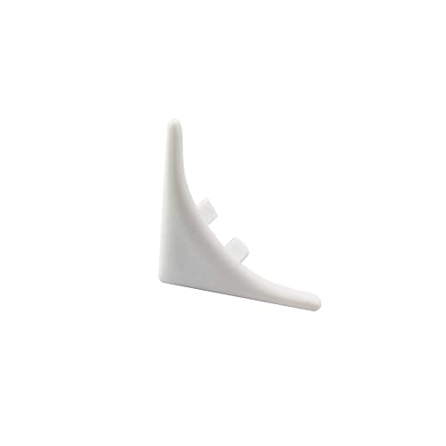 Abdeckschiene für Badewannen Spültisch mit Dichtlippe PVC weiss Endkappe PVC Abdeckschiene für Badewannen Spültisch mit Dichtlippe PVC weiss Endkappe PVC von tktrading24