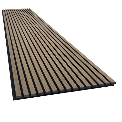 Akustikpaneel mit Holzfurnier in Black Walnut - 2700x600 mm - mit PET-Filz - 1 Stück Akustikpaneel mit Holzfurnier in Black Walnut - 2700x600 mm - mit PET-Filz - 1 Stück von tktrading24