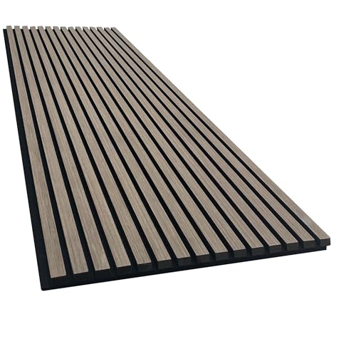 Akustikpaneel mit Holzfurnier in Dark Walnut - 2700x600 mm - mit PET-Filz - 2 Stück Akustikpaneel mit Holzfurnier in Dark Walnut - 2700x600 mm - mit PET-Filz - 2 Stück von tktrading24