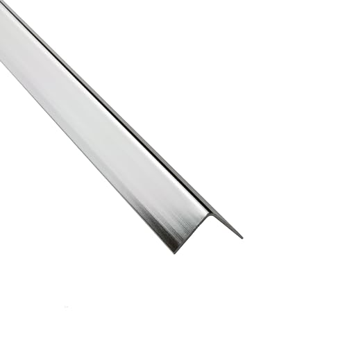 Alu Winkel-Profil Kantenschutz Zierleiste Profil silber 270cm H17mm poliert von tktrading24