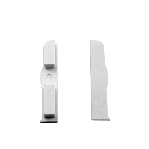 C02 LED Aluprofil Weiss Sockelleiste Endkappe links 1 Stück von tktrading24