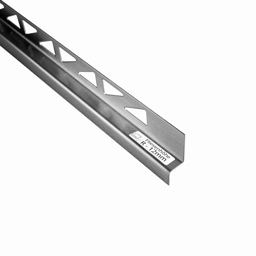 Dusch-, Wand-, Keil-Profil Gefälleprofil begehbare Dusche gebürstet 12mm Typ 5 - Rechts - 150cm von tktrading24