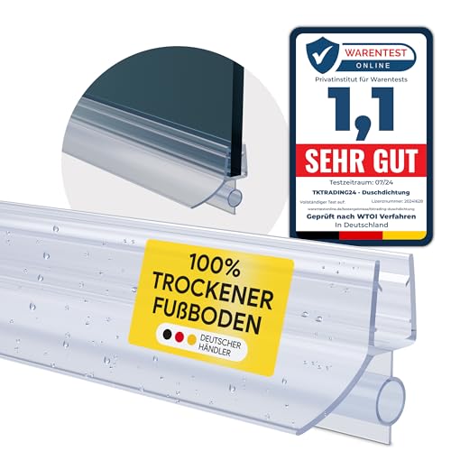 Duschdichtung PVC Ersatzdichtung Dusche Bad TYP-18 200cm Glasstärke 10mm Duschdichtung PVC Ersatzdichtung Dusche Bad TYP-18 200cm Glasstärke 10mm von tktrading24