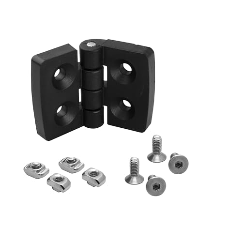 Scharnier Standard Nut 6 für 20-er inkl. Verschraubung - 4 Stück von tktrading24