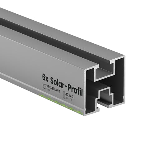 Solarprofile - 6x 40x40 silber Profile - ohne MwSt. - TKS-40 - PV-Profile - Zubehör - Befestigungssystem Solarprofile - 6x 40x40 silber Profile - ohne MwSt. - TKS-40 - PV-Profile - Zubehör - Befestigungssystem von tktrading24