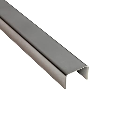 U Profil Edelstahlschiene Bordüre Fliesenschiene Edelstahl V2A L250cm 15mm glänzend U Profil Edelstahlschiene Bordüre Fliesenschiene Edelstahl V2A L250cm 15mm glänzend von tktrading24