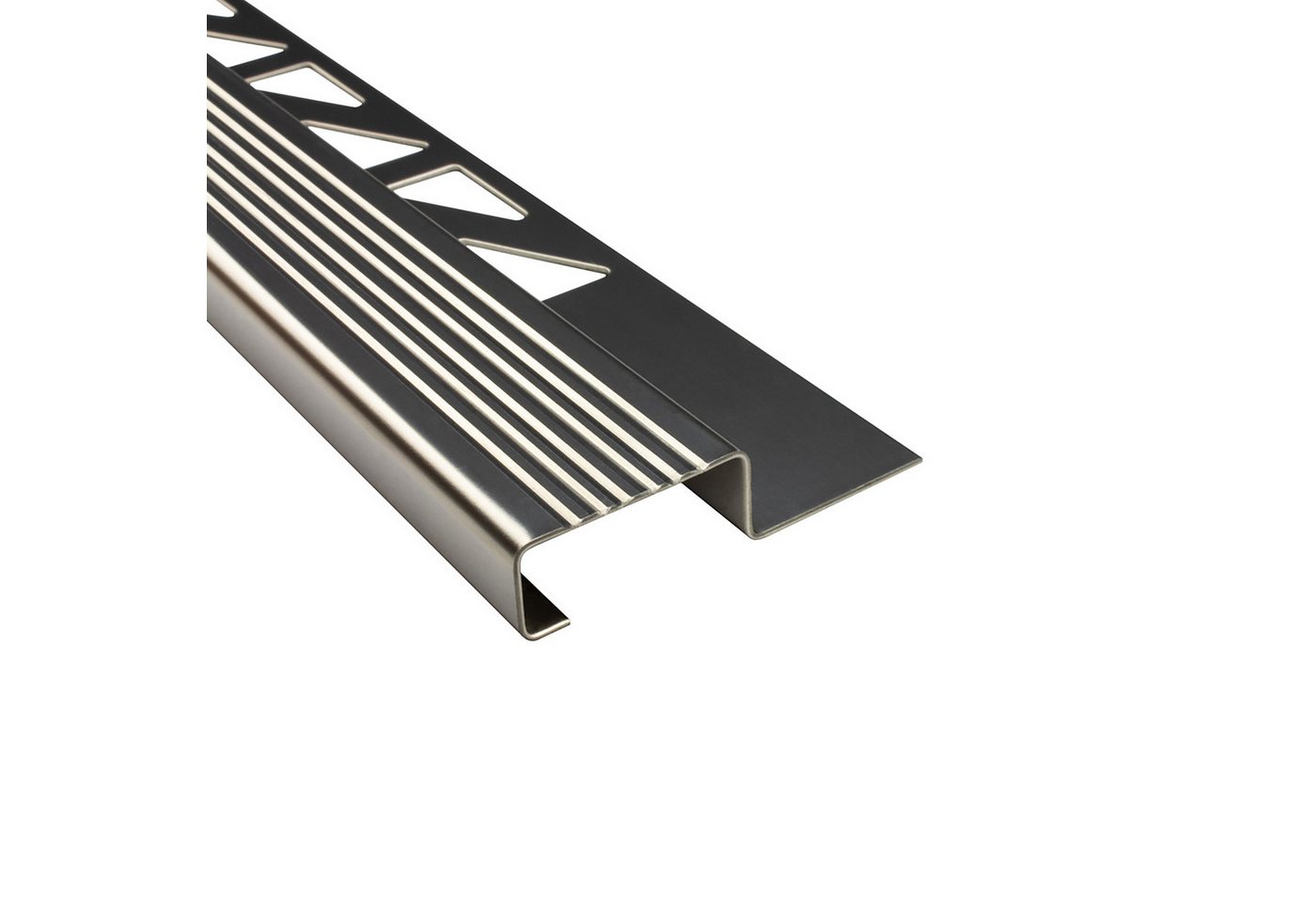 tktrading24 Abschlussprofil 10x Treppenprofil Edelstahl Fliesenleiste 10mm glänzend (Set, 10er) von tktrading24