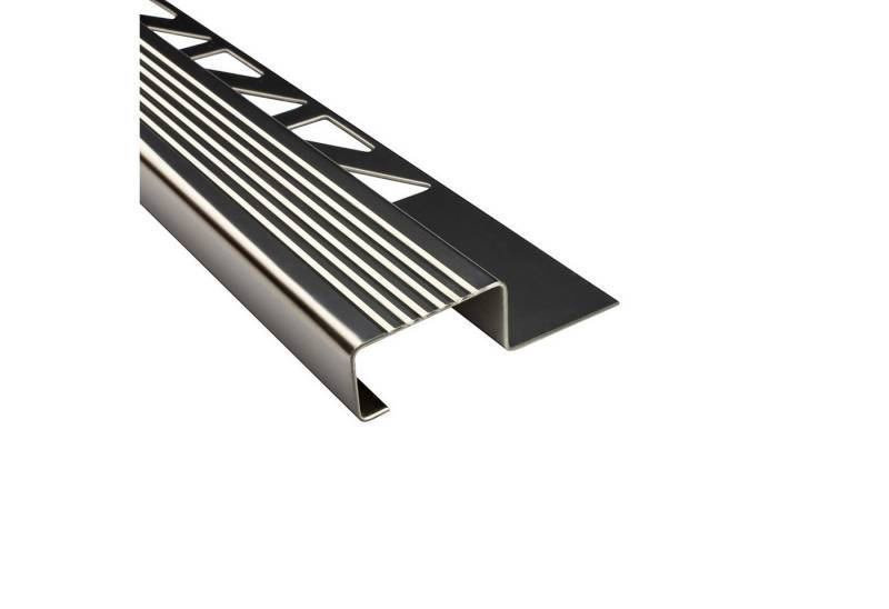 tktrading24 Abschlussprofil 10x Treppenprofil Edelstahl Fliesenleiste 12mm glänzend (Set, 10er) von tktrading24