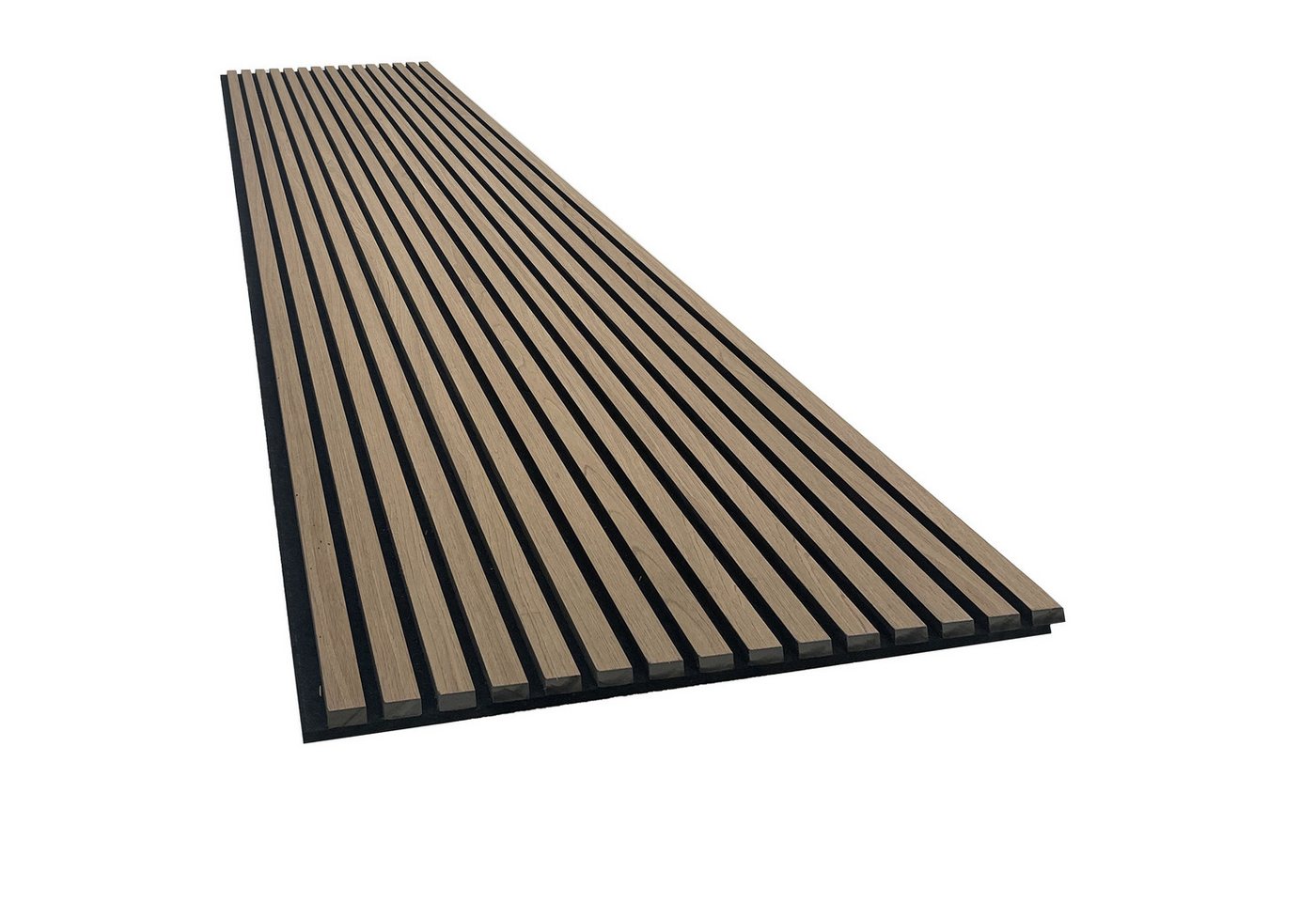 tktrading24 Akustikplatte Akustikpaneel mit Holzfurnier in Black Walnut - 2700x600 mm - 2 Stück, (2-St) von tktrading24