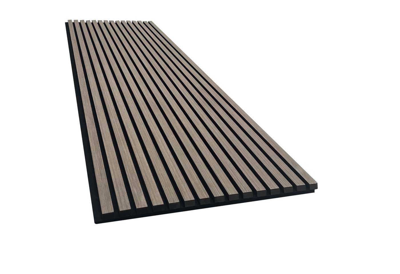 tktrading24 Akustikplatte Akustikpaneel mit Holzfurnier in Dark Walnut - 2700x600 mm - 1 Stück, (1-St) von tktrading24