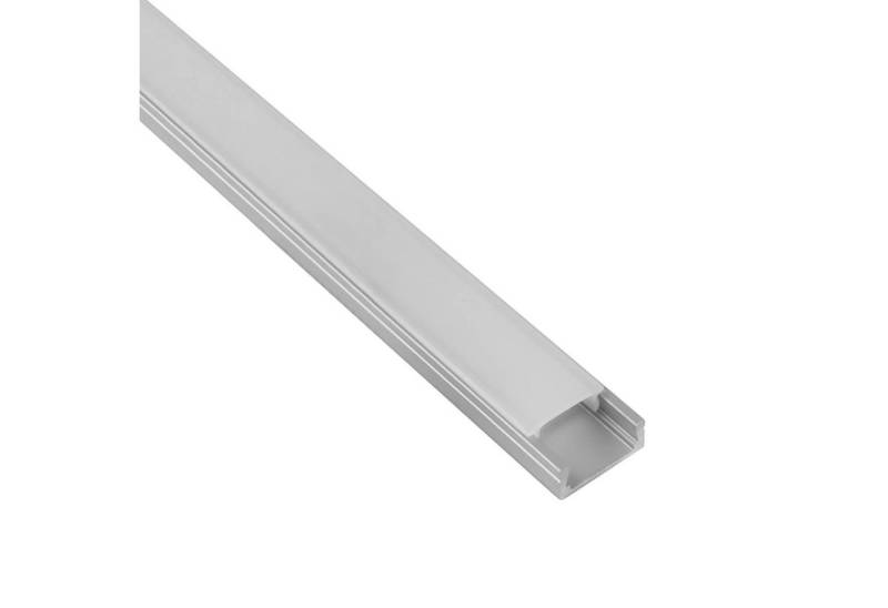 tktrading24 LED-Stripe-Profil A15 LED Aluprofil Silber mit Abdeckung – Premium LED-Profil von tktrading24