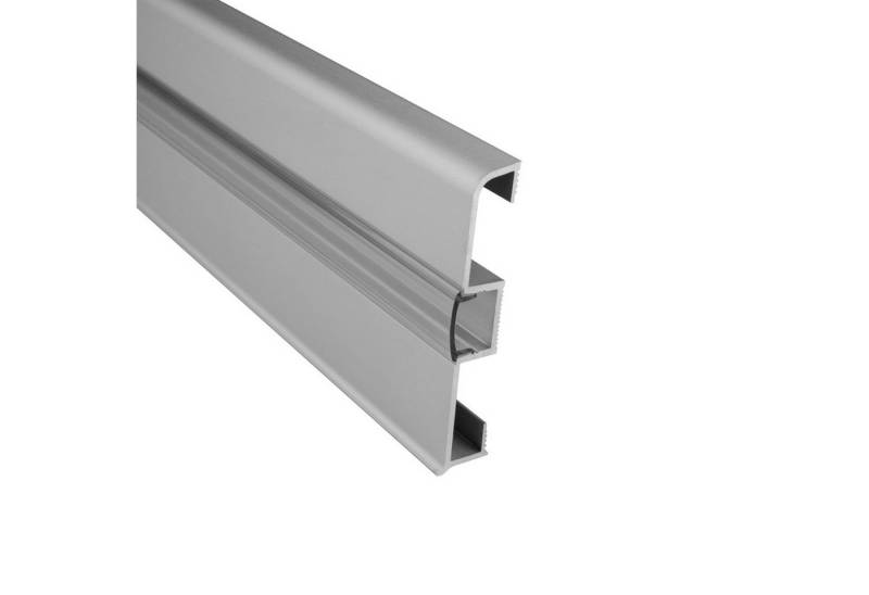 tktrading24 Sockelleiste C02 LED Aluprofil Silber Sockelleiste von tktrading24