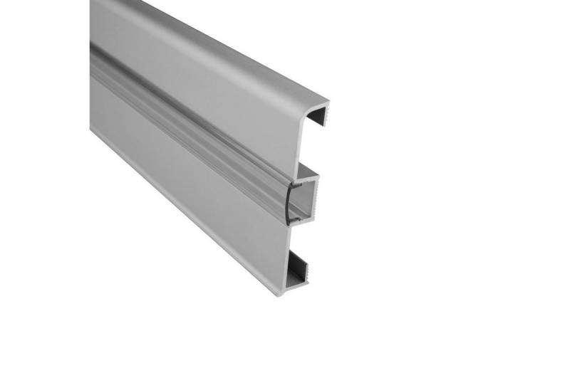 tktrading24 Sockelleiste C02 LED Aluprofil Silber Sockelleiste von tktrading24