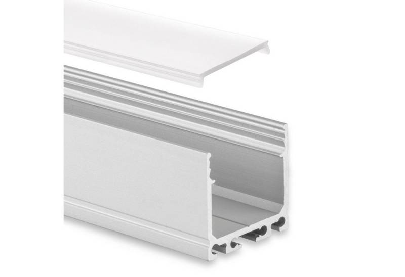tktrading24 LED-Stripe-Profil GX-PN6n LED Alu AUFBAU-Profil 200 cm, Stripes max. 24mm, silber von tktrading24
