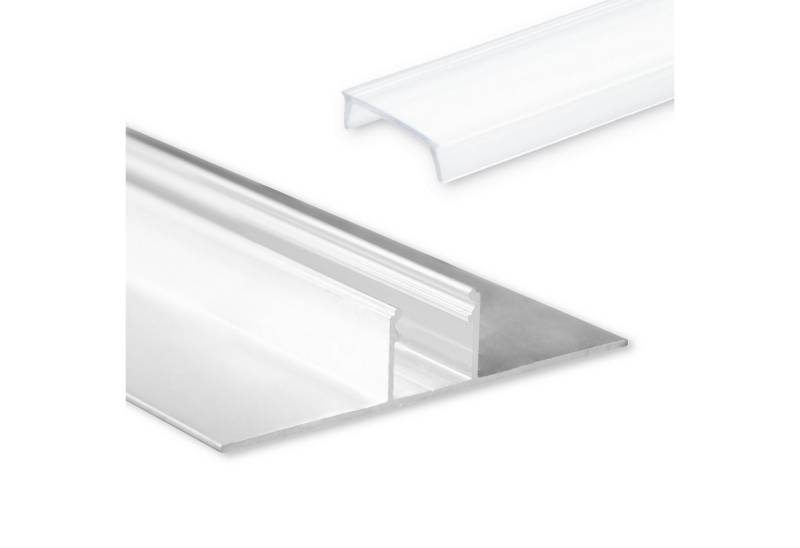 tktrading24 LED-Stripe-Profil GX-TBP3 LED Profil Trockenbau 200 cm, Stripes max. 14mm, silber opal tktrading24 LED-Stripe-Profil GX-TBP3 LED Profil Trockenbau 200 cm, Stripes max. 14mm, silber opal von tktrading24