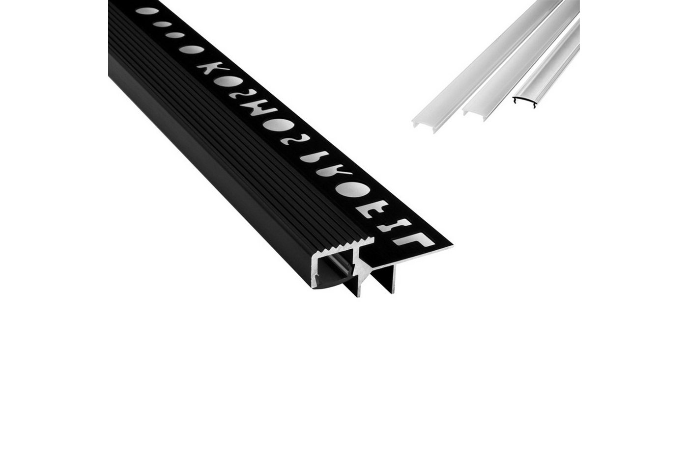 tktrading24 LED-Stripe-Profil T-40 LED Alu Fliesen Treppenprofil Stufen 10mm schwarz 2m milky tktrading24 LED-Stripe-Profil T-40 LED Alu Fliesen Treppenprofil Stufen 10mm schwarz 2m milky von tktrading24
