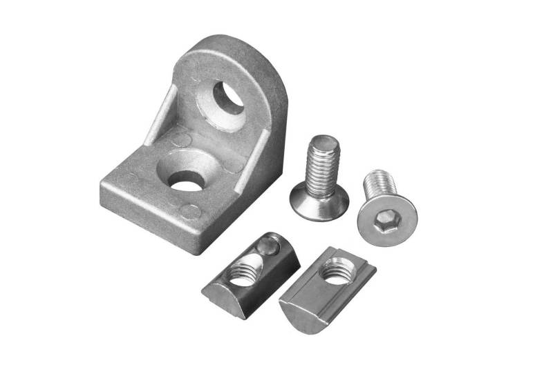 tktrading24 Profil Drehwinkel Verbinder ink. Verschraubung Nut 8 für Aluprofil 40-er (10-St) von tktrading24