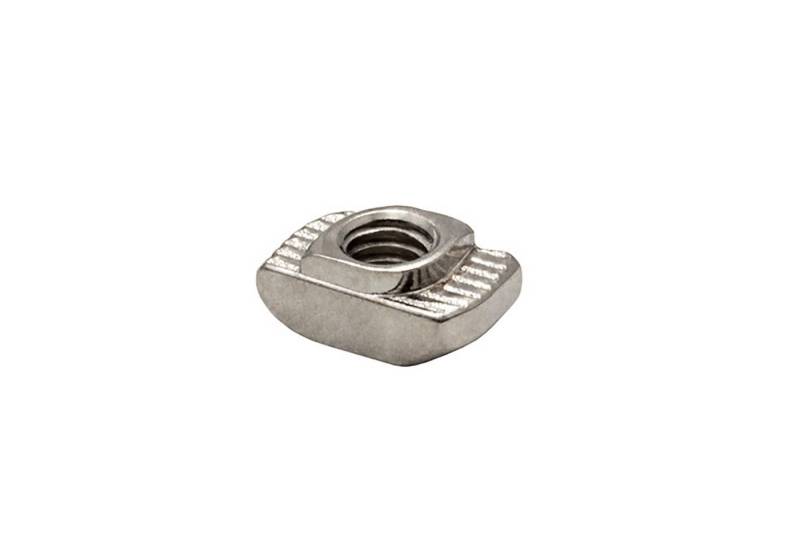 tktrading24 Profil Edelstahl Hammermutter Nutenstein M4 Nut 6 für Aluprofil 20-er (100-St) von tktrading24