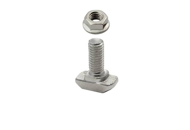 tktrading24 Profil Hammerkopfschraube T-Schraube M6 16mm Nut 8 Aluprofil 30-er von tktrading24
