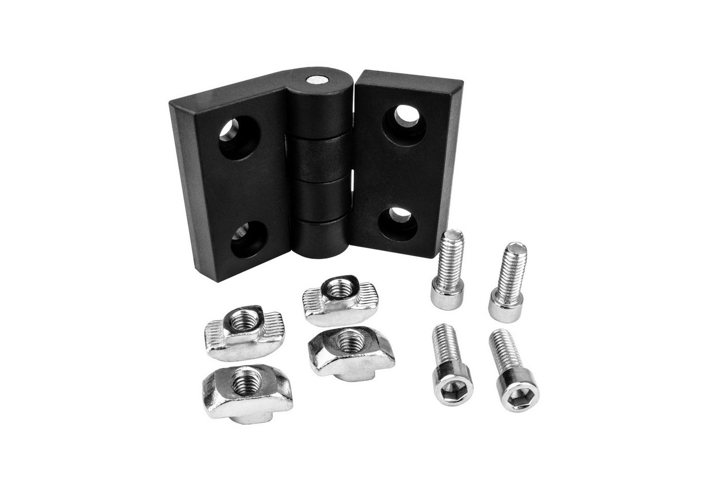 tktrading24 Profil Scharnier Standard Nut 10 für 45-er inkl. Verschraubung tktrading24 Profil Scharnier Standard Nut 10 für 45-er inkl. Verschraubung von tktrading24