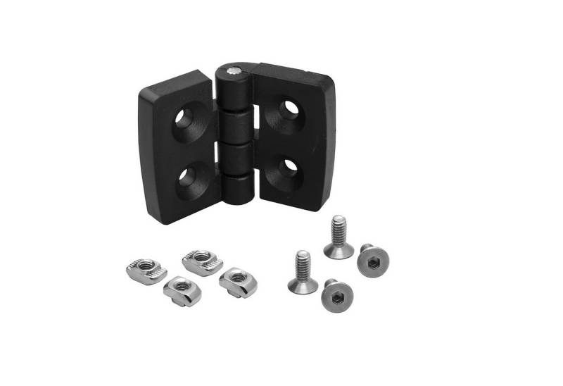 tktrading24 Profil Scharnier Standard Nut 6 für 20-er inkl. Verschraubung von tktrading24