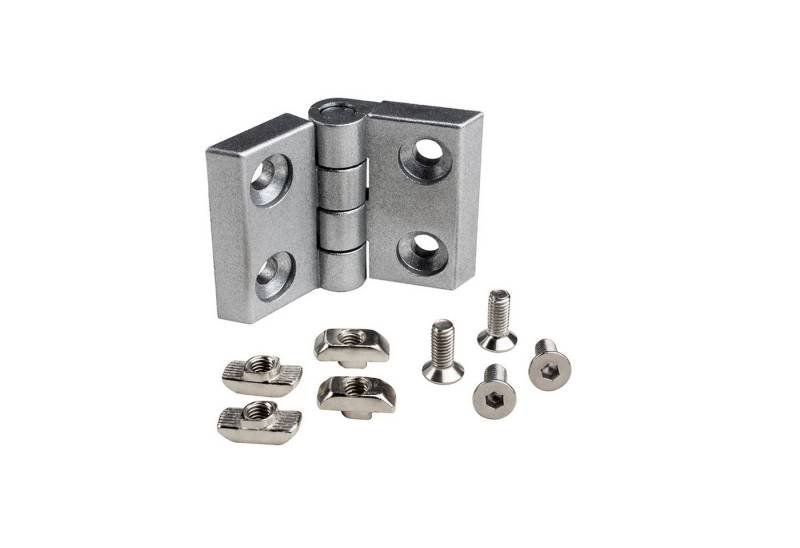 tktrading24 Profil Scharnier Universell Nut 8 für 40-er inkl. Verschraubung von tktrading24