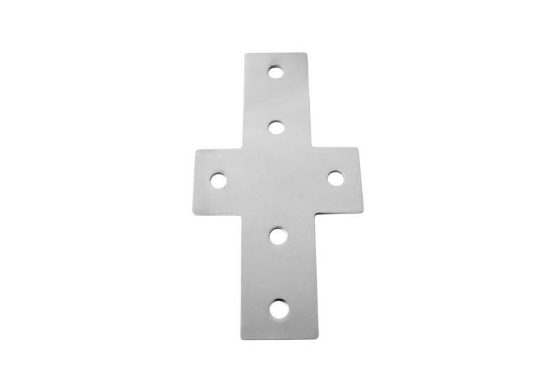 tktrading24 Profil Verbinderplatte - X - 157x85mm Aussen Kreuz Verbinder 40x40 Aluprofil von tktrading24