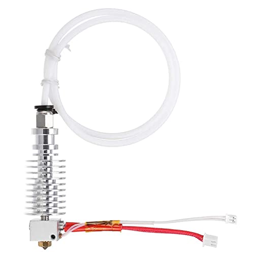 3D-Drucker Hotend V5 J-Kopf für Anycubic Kobra Max und I3 Mega - Metall Straight-Typ Extruder Ersatz Zubehör (Weiß) von tlidfgeo