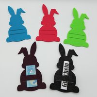 Osterhase Filz Ostern Geschenkidee Geldgeschenk Geschenkverpackung Gutschein Rohling Plotter Kinder Enkelkinder Patenkind Neffe Nichte von tobeecrafted