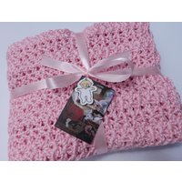Rosa Baby Häkeldecke Weiche Acryl Neugeborene Decke von toivima