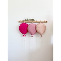 Altrosa Pink Puderrosa Stoffballon Gr M Luftballon Deko-Ballon Baumwolle Kinderzimmerdeko Babyzimmerdeko Babygeschenk von tolouhandmade