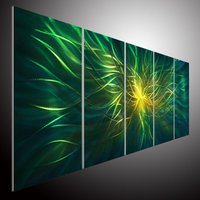 Abstrakte Metallskulptur, Große Wandskulptur Für Den Innen - Und Außenbereich Von Tomouk von tomouk