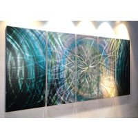 Abstrakte Metallwandkunst Moderne 3D-Skulptur Aus Aluminium von tomouk