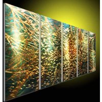 Metall Abstrakte Wandkunst, Moderne 3D-Skulptur, Indoor Outdoor Decor Metall Abstrakte Wandkunst, Moderne 3D-Skulptur, Indoor Outdoor Decor von tomouk