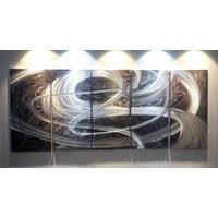 Metall Wand Kunst Metall Scupture Kunst Indoor Outdoor Decor Moderne Abstrakte Malerei Wand 3D Skulptur Malerei von tomouk