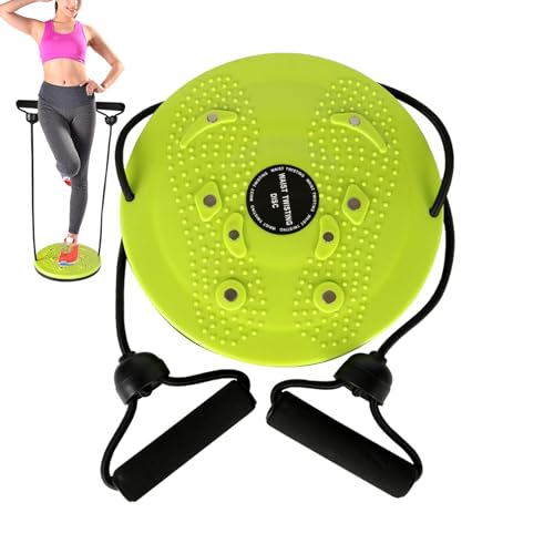 Twist Waist Disc Board Mit Zugseil - Twisting Waist Disc Balance Board - Twist Waist Torsion Disc - Taillentwister Mit Kordelzug - Multifunktions Magnet Massage Fitness Drehscheibe Bauchtrainer von tongfeng