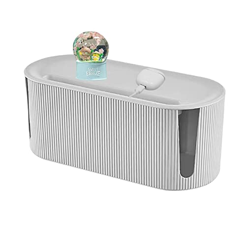 tongfeng Kabelmanagement Box - Kabelbox Mit Steckdosenleiste - Kabel Organizer Box Mit Deckel - Kabelmanagement Schreibtisch Für Ordentlicher Arbeitsplatz - Organizer Box Für Kabel Steckdosenleisten von tongfeng