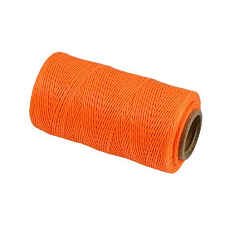 260m Leder Nähgarn gewachst 1MM für Meißel Ahle Polster Schuhe Gepäck Set (Orange) von Tonguk